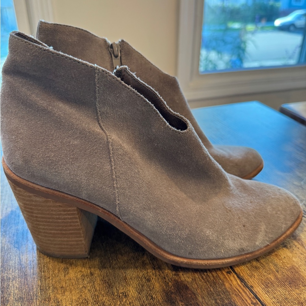 Jeffrey Campbell Taupe Ankle Booties